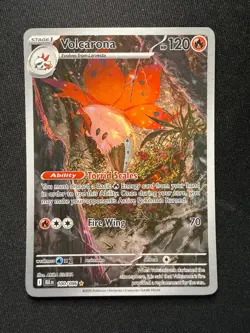 Pokemon TCG Volcarona 100/086 - Illustration Rare - Black Bolt - NM - Image 2