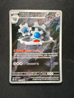 Pokemon TCG Klinklang 141/086 - Illustration Rare - Black Bolt - NM - Image 2