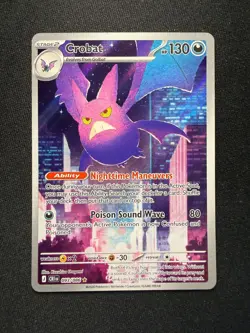 Pokemon TCG Crobat 093/086 - Illustration Rare - Chaos Rising - NM - Image 2