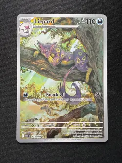Pokemon TCG Liepard 137/086 - Illustration Rare - White Flare - NM - Image 2