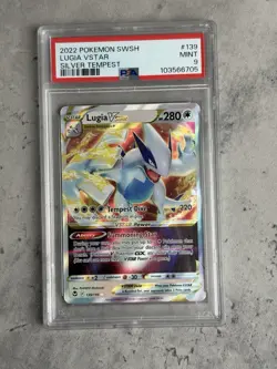 Pokemon TCG Lugia VSTAR Sword & Shield - Silver Tempest 139/195 PSA 9 - Image 1