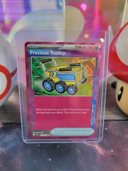 Precious Trolley 185/191 Pokemon TCG S&V Surging Sparks Ace Spec Rare Near Mint - Image 1