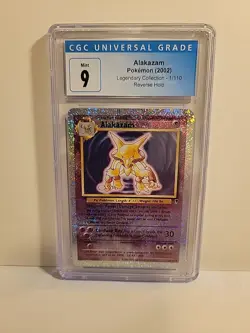 Alakazam Reverse Holo Rare | CGC 9 | Legendary Collection | #1 | TCG | Pokemon - Image 1