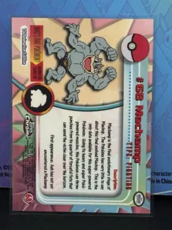 Pokemon Machamp #68 Topps Chrome Base Holo - Image 2