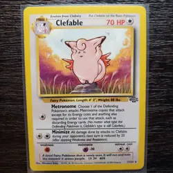 Clefable 17/64 Pokemon Jungle English Rare - Image 1