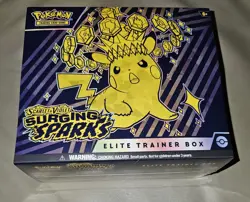Pokemon TCG Scarlet & Violet Surging Sparks Elite Trainer Box ETB (SEALED) - Image 1