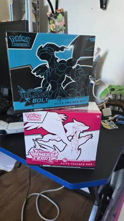 Pokemon Center Black Bolt and White Flare ETB Set of 2 - Image 1