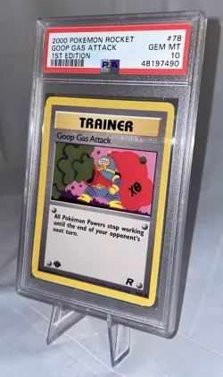 2000 Pokemon Rocket Goop Gas Attack #78 1st Edition PSA 10 GEM MINT Trainer - Image 3