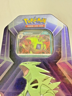 Pokemon TCG: Tyranitar Triple Whammy Collector's Tin - Factory Sealed - Image 5