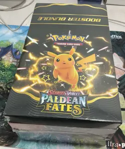 2024 Pokemon Scarlet & Violet Paldean Fates Sealed Display Booster Bundle Box - Image 1
