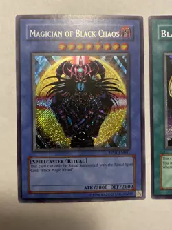 Magician of Black Chaos PP01-EN001 + Black Magic Ritual EN002 SECRET LP SET - Image 2