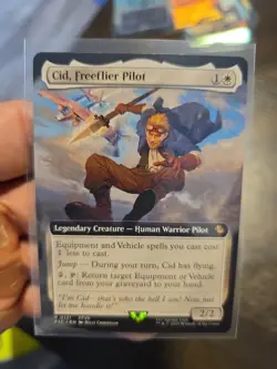 Cid Freeflier Pilot Commander Final Fantasy MTG Card NM Condition - Image 1