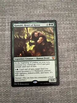 Magic the Gathering Kamahl, Heart of Krosa Commander Legends Regular Card - Image 1