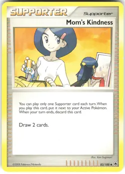 Mom's Kindness 83/100 Majestic Dawn Uncommon Pokemon Card HP - Image 1