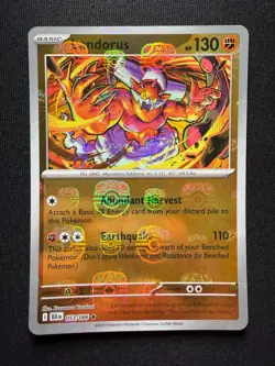 Pokemon TCG Landorus 053/086 – Black Bolt – Master Ball - Near Mint - Image 2