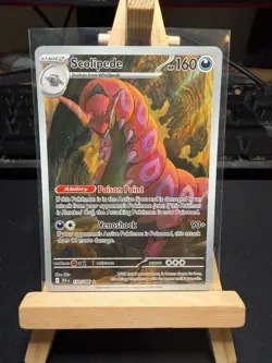 Pokemon TCG Scolipede 134/086 – Black Bolt – Illustration Rare – Near Mint - Image 1