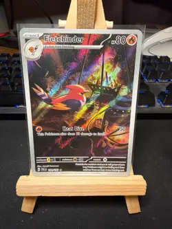 Pokemon TCG Fletchinder 199/193 – Paldea Evolved – Illustration Rare – NM - Image 1
