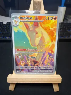 Pokemon TCG Rapidash 189/182 – Destined Rivals – Illustration Rare – NM - Image 1