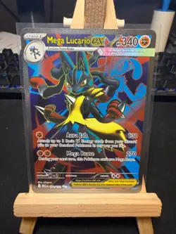 Pokemon TCG Mega Lucario EX 160/132 Ultra Rare – Mega Evolutions Set – NM - C - Image 1
