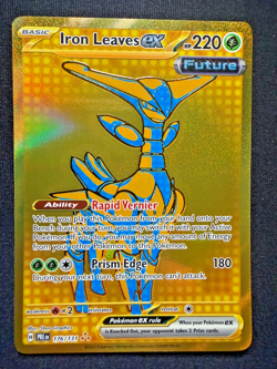 Pokemon TCG Iron Leaves ex 176/131 – Prismatic Evolutions – Hyper Rare – NM - Image 2