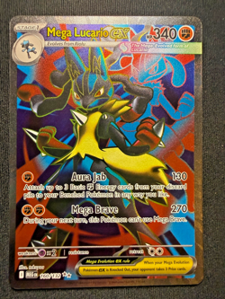 Pokemon TCG Mega Lucario EX 160/132 Secret Rare – Mega Evolutions Set – NM - A - Image 2