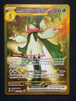 Pokemon TCG Meowscarada ex 271/193 – Paldea Evolved – Hyper Rare – NM - Image 2