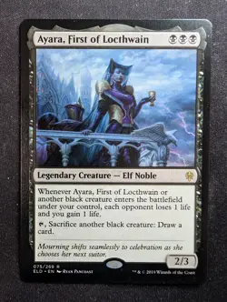 Ayara, First of Locthwain - Throne of Eldraine (MTG) - Image 1