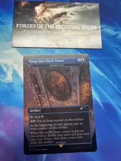 Kings Bay Clock Tower Foil Midnight Clock 2216 Uncharted Secret Lair - Image 1