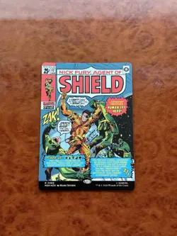 Nick Fury, Agent of SHIELD (Borderless) (0389) [Marvel Super Heroes] Foil MTG - Image 1