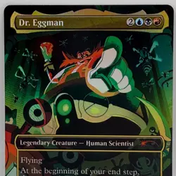 Magic The Gathering Dr. Eggman Secret Lair Foil 2084 Borderless MTG Sonic SEGA - Image 1