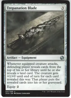 Trepanation Blade 231 Iconic Masters IMA U MTG Magic The Gathering U LP - Image 1