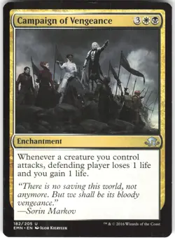 Campaign of Vengeance 182 Eldritch Moon EMN U MTG Magic The Gathering U MP - Image 1
