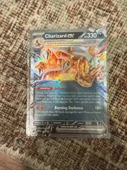 Charizard Ex 196 Promo Card With Jumbo Card - Image 2