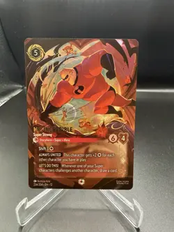 Lorcana Mr Incredible Super Strong Enchanted Wilds Unknown 234/204 - Image 1