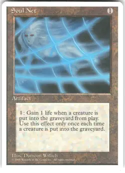Soul Net Fourth Edition 4ED U MTG Magic The Gathering U MP - Image 1