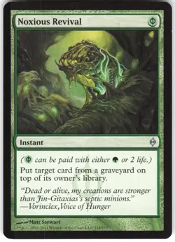 Noxious Revival 118 New Phyrexia NPH U MTG Magic The Gathering U LP - Image 1