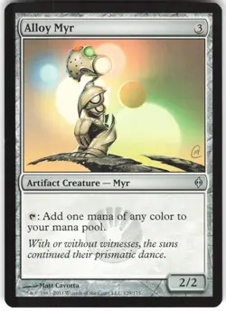 Alloy Myr 129 New Phyrexia NPH U MTG Magic The Gathering U LP - Image 1