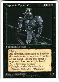 Hypnotic Specter 26 Fourth Edition 4ED U MTG Magic The Gathering U MP - Image 1