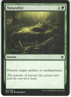 Naturalize 142 Khans of Tarkir KTK C MTG Magic The Gathering C LP - Image 1