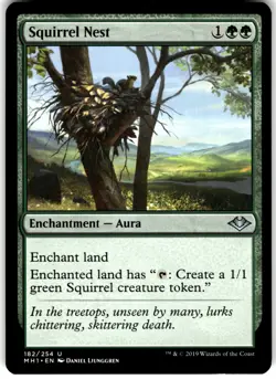 Squirrel Nest 182 Modern Horizons MH1 U MTG Magic The Gathering U LP - Image 1