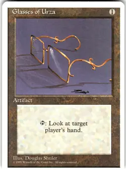 Glasses of Urza Fourth Edition 4ED U MTG Magic The Gathering U MP - Image 1
