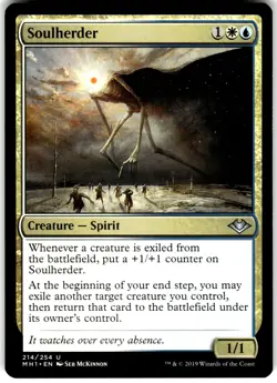 Soulherder 214 Modern Horizons MH1 U MTG Magic The Gathering U LP - Image 1