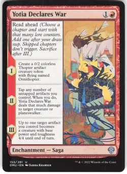 Yotia Declares War 153 Dominaria United DMU U MTG Magic The Gathering U LP - Image 1