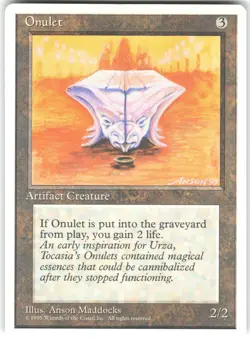 Onulet Fourth Edition 4ED R MTG Magic The Gathering R MP - Image 1