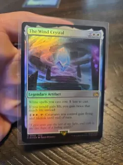 The Wind Crystal Final Fantasy Foil Card R 0043 Magic the Gathering - Image 1