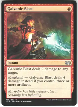 Galvanic Blast 125 Double Masters U MTG Magic The Gathering U 2020 LP - Image 1