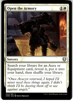 Open the Armory 34 Commander Legends CMR U MTG Magic The Gathering U LP - Image 1