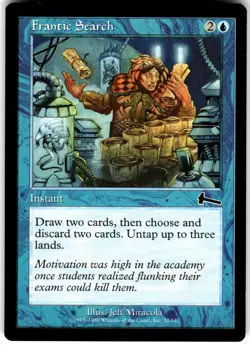Frantic Search 32 Urza's Legacy ULG C MTG Magic The Gathering C MP - Image 1