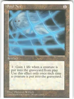 Soul Net Fourth Edition 4ED U MTG Magic The Gathering U MP - Image 1