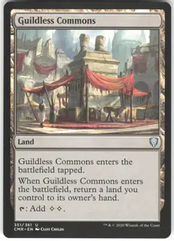 Guildless Commons 351 Commander Legends U MTG Magic The Gathering U 2020 LP - Image 1